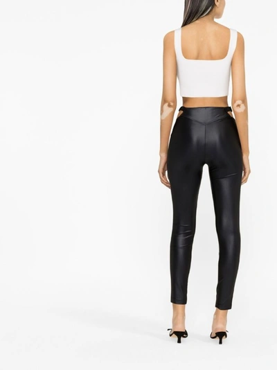 Shop Versace Jeans Couture Stunning Black Leggings