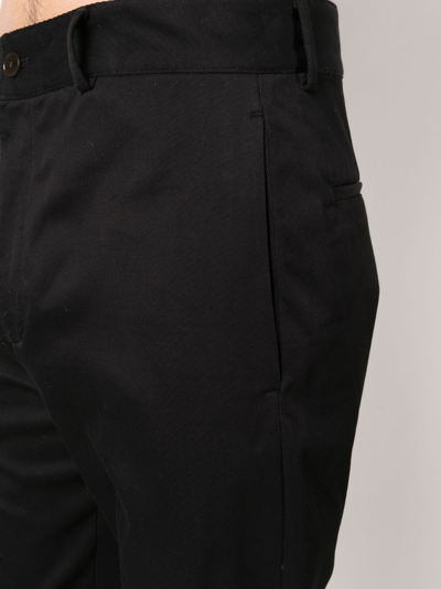 Acne Studios Straight Fit Cotton Jeans In Black