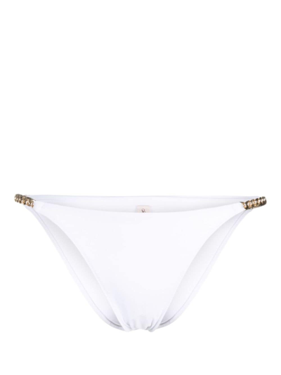 Shop Agent Provocateur Trixy Bikini Bottoms In White