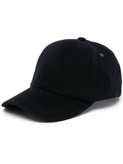 Shop Paul Smith Signature-stripe Baseball Cap In Black