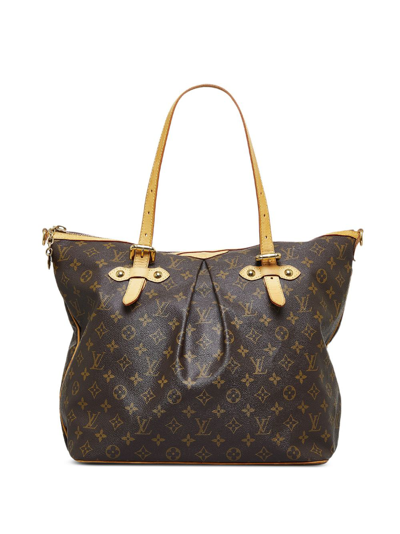 Palermo GM, Used & Preloved Louis Vuitton Tote Bag, LXR USA, Brown