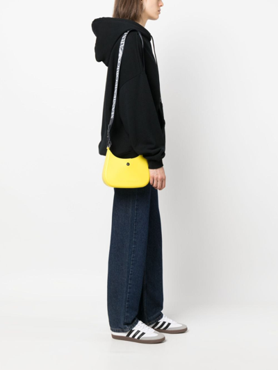 Emporio Armani Gummy Crossbody Bag In Yellow