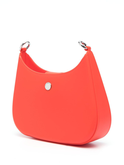 Shop Emporio Armani Gummy Crossbody Bag In Red