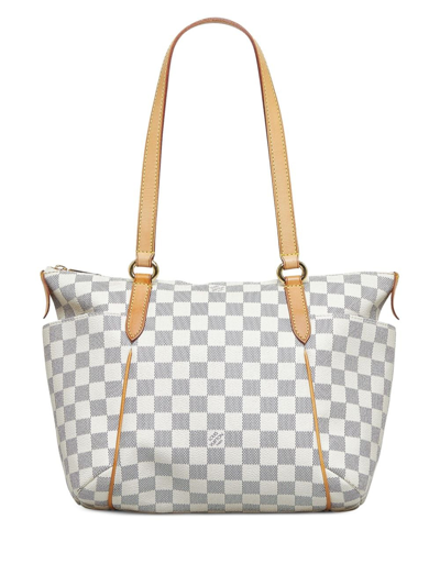 Louis Vuitton 2009 Pre-owned Damier Azur Totally mm Tote Bag - White