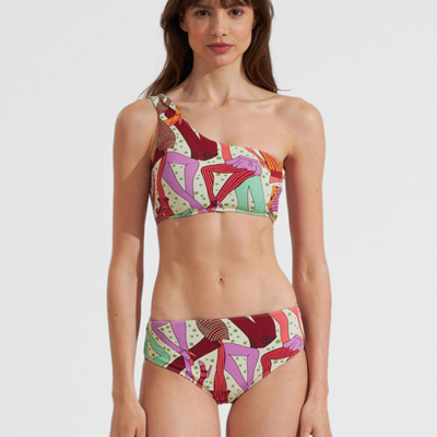 Shop La Doublej Goddess Bikini Top In Smartypants