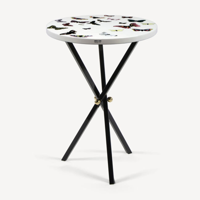 Shop Fornasetti Coffee Table Farfalle In Multicolour