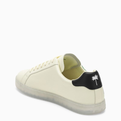 Shop Palm Angels Low Trainer In Yellow