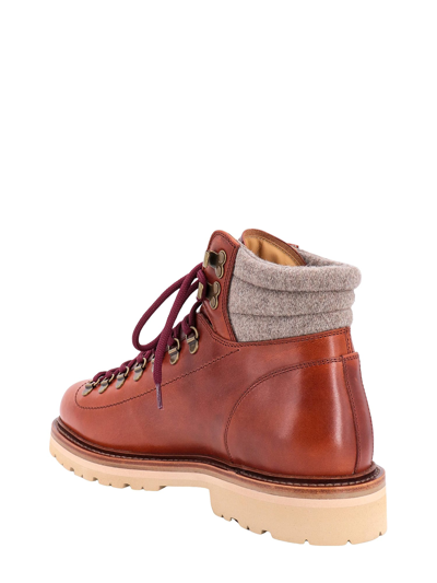 Shop Brunello Cucinelli Boots In Brown