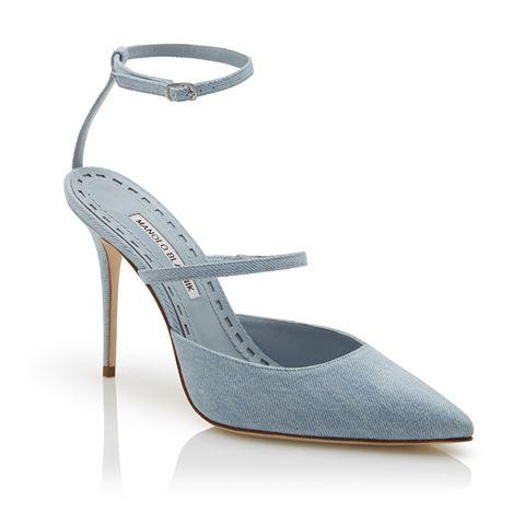 manolo blahnik denim