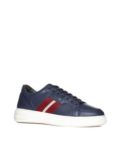 Shop Bally Sneakers In Ink 15 50