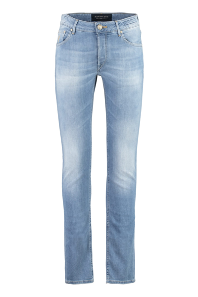 Hand Picked Orvieto Slim-cut Jeans In Denim