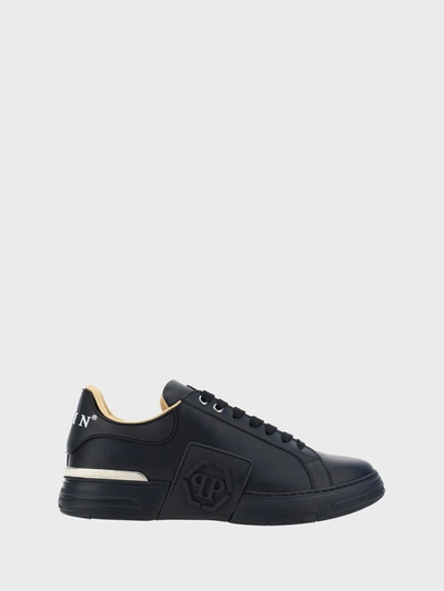 Shop Philipp Plein Hexagon Sneakers In Black