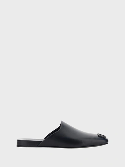 Shop Balenciaga Sandals In Black/black