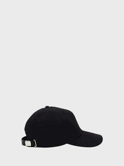 Shop Alexander Mcqueen Baseball Hat In Black/ivory