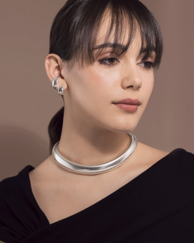 Federica Tosi Lobo Cleo Silver In Silver