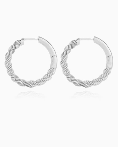 Shop Federica Tosi Earring Round Grace Silver