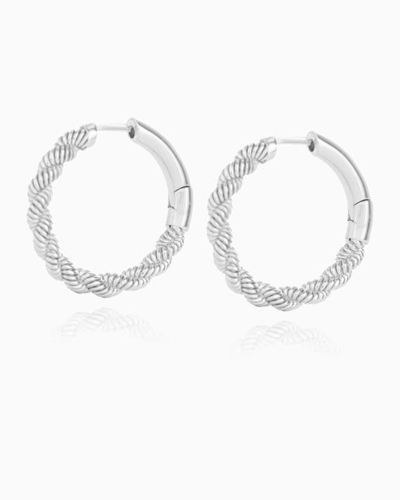 Shop Federica Tosi Earring Round Grace Silver