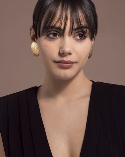 Federica Tosi Earring Daisy Gold In Gold