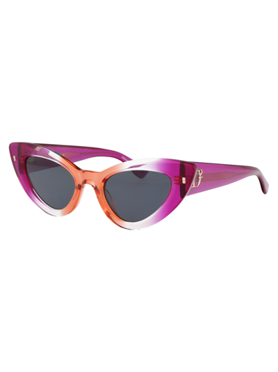 Shop Dsquared2 D2 0092/s Sunglasses In 838ir Violet Orange