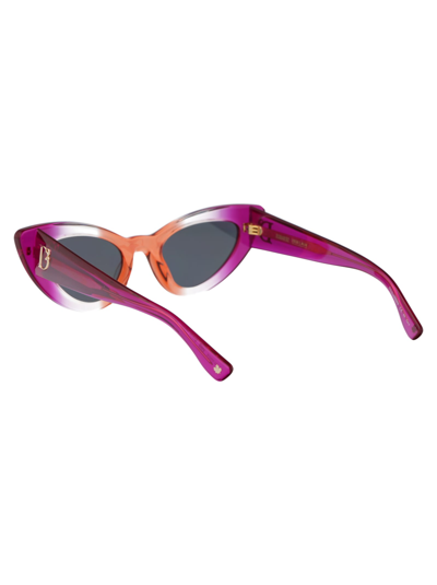 Shop Dsquared2 D2 0092/s Sunglasses In 838ir Violet Orange