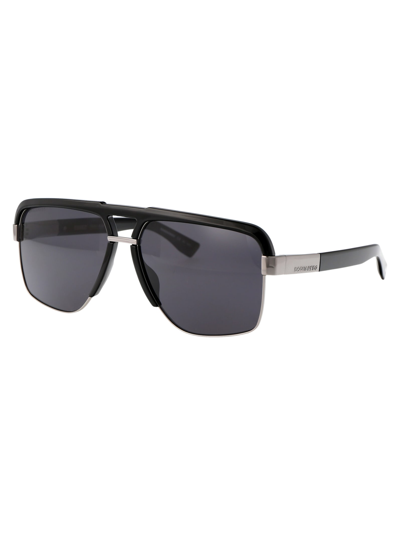 Shop Dsquared2 D2 0084/s Sunglasses In 284ir Black Ruthenium