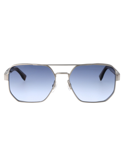 Shop Dsquared2 D2 0083/s Sunglasses In 0os08 Dark Ruthenium Horn