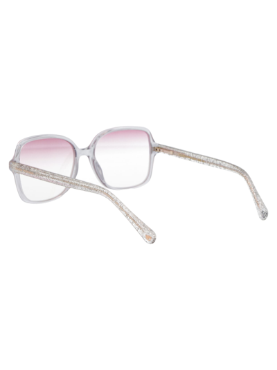 Shop Chiara Ferragni Cf 1026/bb Glasses In Yb7 Rodio