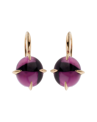 Heritage Pomellato Pomellato 18k 16.60 Ct. Tw. Amethyst Drop Earrings (authentic )