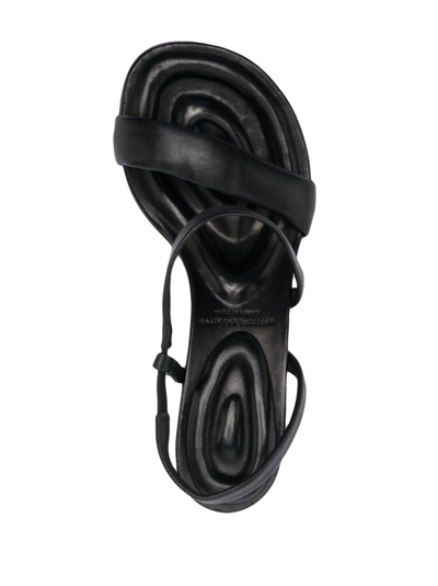 Shop Officine Creative Collin Leather 80mm Sandals In Black