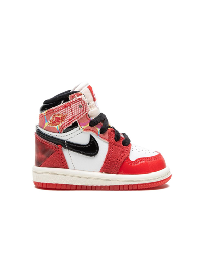 Jordan X Spider-man Across The Spider-verse Air  1 Sneakers In White