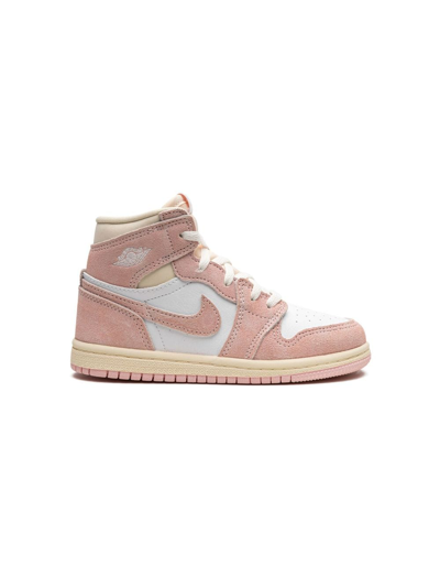 Shop Jordan Air  1 Retro High "washed Pink" Sneakers