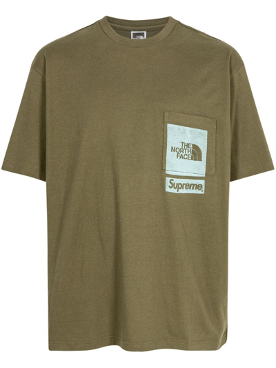 supreme x tnf tee