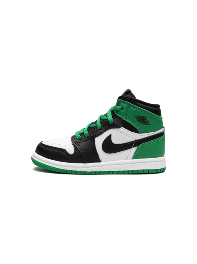 Shop Jordan Air  1 "lucky Green" Sneakers