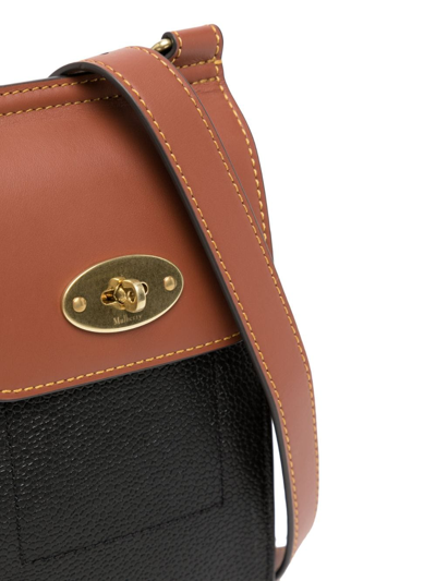 Mulberry Mini Antony Leather Bag In Black