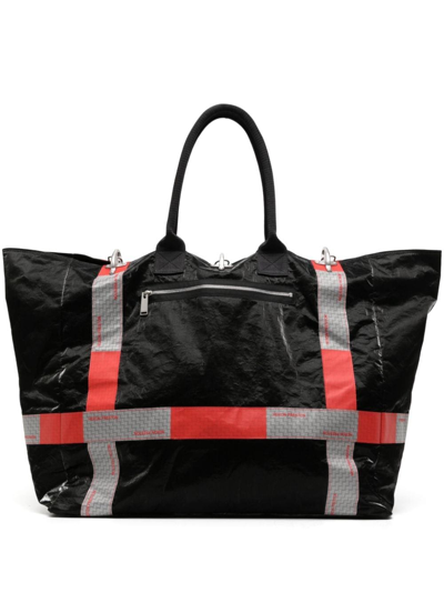 Shop Heron Preston Tape Tote Bag In Black No Color