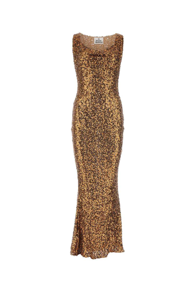 Vivienne westwood 2025 gold dress