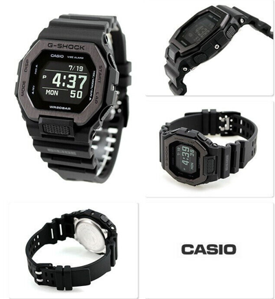 Pre-owned G-shock Casio  Gbx-100ns-1dr 200m Wr Wrist Digital Unisex Watch Bluetooth G-lide