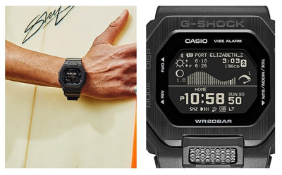 Pre-owned G-shock Casio  Gbx-100ns-1dr 200m Wr Wrist Digital Unisex Watch Bluetooth G-lide