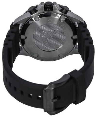 Pre-owned Emporio Armani Chronograph Black And Grey Dial Quartz Ar11515 100m Men's Watch