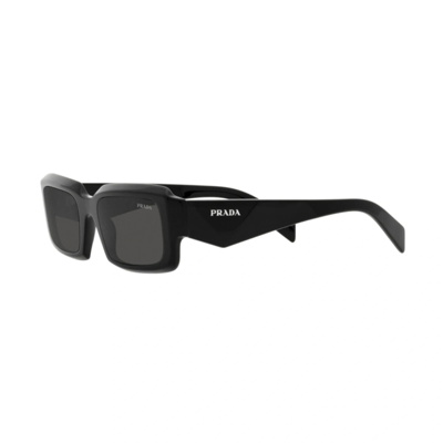 Pre-owned Prada Pr 27zs 16k08z Black-dark Greylens Men's Sunglasses 54mm Authentic In Gray