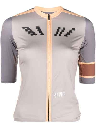Shop Rapha X Browns Grey Pro Team Aero Cycling Jersey In Neutrals