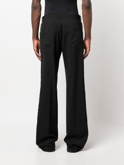 Shop Alyx Side-zip Virgin-wool Trousers In Black