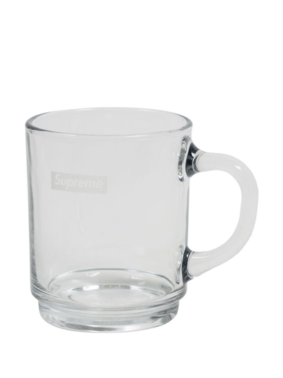 Shop Supreme X Duralex Glass Mugs (set Of 6) In Clear