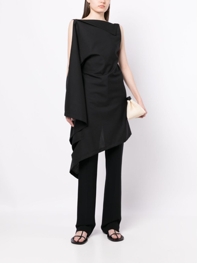 The Row Bamby Top In Merino Wool In Blk