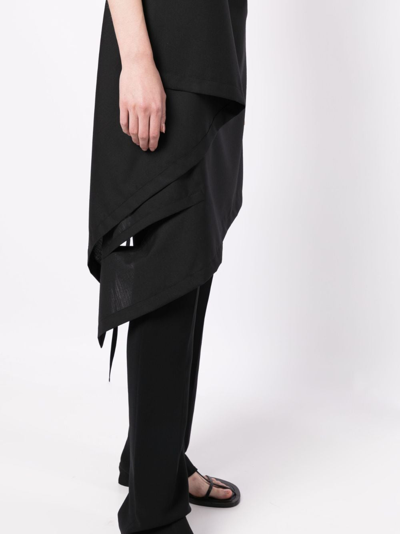 The Row Bamby Top In Merino Wool In Blk