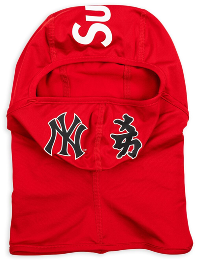 Supreme X Mlb Kanji Teams new York Yankees In Red