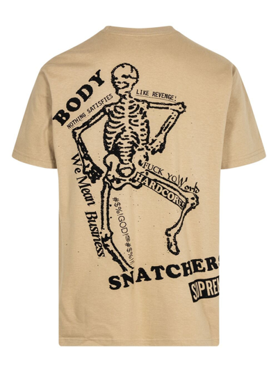 Supreme Body Snatchers "khaki" T-shirt In Neutrals