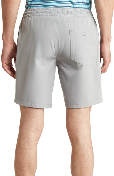 Volcom Stones Hybrid Drawstring Waist Shorts In Grey