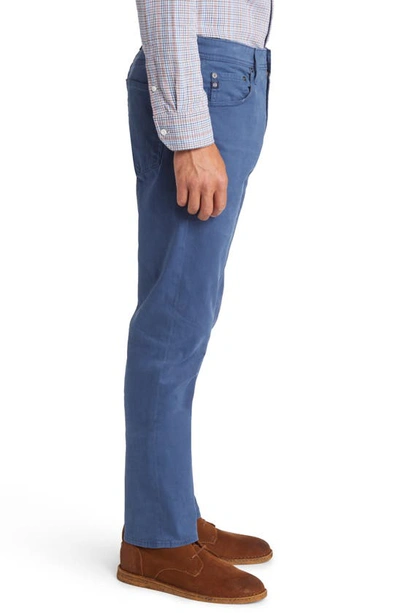 Ag Everett Sud Print Slim Straight Leg Pants In Jo Thousand Seas