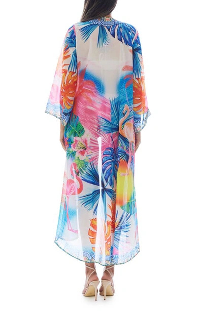Ranee's Flamingo Duster In Purple